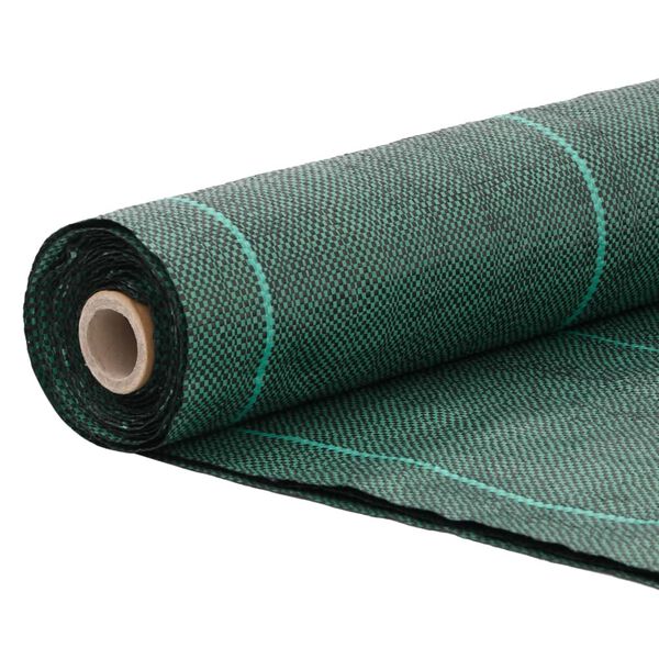 vidaXL Membrane anti-mauvaises herbes vert 4x100 m PP