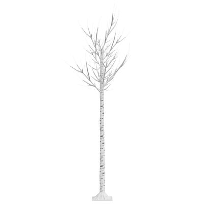 vidaXL Sapin de Noël 180 LED blanc chaud Saule 1,8 m Int/Ext