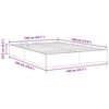 vidaXL Lit de Rangement avec matelas Noir 140 x 190 cm Velours