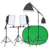 vidaXL Kit de studio photo avec &eacute;clairage et &eacute;cran de fond