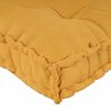 vidaXL Coussin de canapé sur palette Jaune tissu
