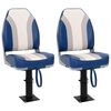 vidaXL Chaises pliables de bateau lot de 2 Haut dossier