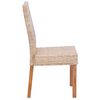 vidaXL Chaise de salle à manger 2 pcs Naturel 45 x 54 x 93 cm
