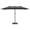 vidaXL Parasol de jardin Anthracite 385 x 209 x 244 cm