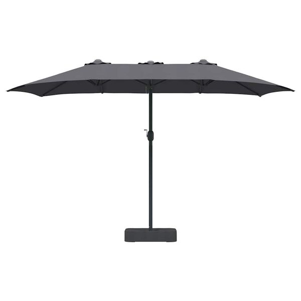 vidaXL Parasol de jardin Anthracite 385 x 209 x 244 cm