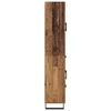 vidaXL Haut Armoire avec tiroir 2 pcs Bois Ancien Bois d'ing&eacute;nierie