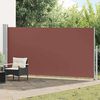 vidaXL Auvent latéral rétractable 160 x 500 cm Marron