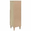 vidaXL Armoire salle de bain ch&ecirc;ne sonoma 30x30x100 cm