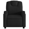 vidaXL Fauteuil inclinable de massage en tissu noir