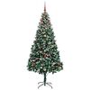 vidaXL Sapin de No&euml;l artificiel Vert 240 cm PVC, Acier et Plastique