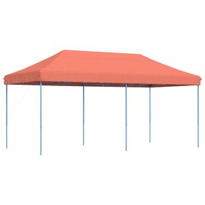 vidaXL Tente de f&ecirc;te 292 x 580 x 315 cm Terre cuite Tissu Oxford