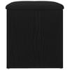 vidaXL Banc de rangement Ch&ecirc;ne noir 42 x 42 x 45 cm Bois d'ing&eacute;nierie