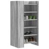 vidaXL Armoire &agrave; chaussures sonoma gris 52x37,5x100 cm