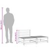 vidaXL Canap&eacute; jardin sans accoudoirs repose-pieds bois massif douglas