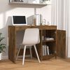 vidaXL Bureau Ch&ecirc;ne fum&eacute; 100x50x76 cm Bois d'ing&eacute;nierie