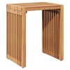 vidaXL Table d'appoint de jardin 3 pcs Marron 33 x 44,5 x 51 cm