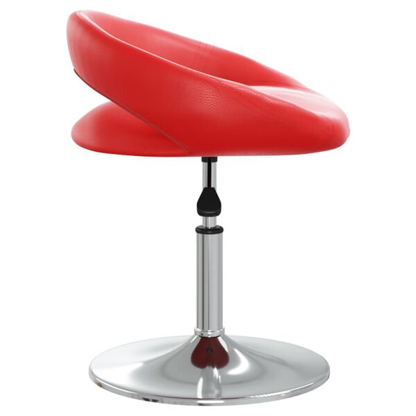 vidaXL Tabouret de bar Rouge Similicuir