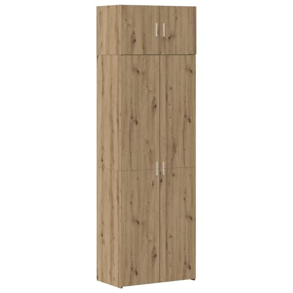 vidaXL Armoire de rangement 3 pcs Ch&ecirc;ne artisanal