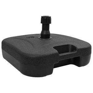 vidaXL Pied de parasol 28 Noir Poly&eacute;thyl&egrave;ne haute densit&eacute;
