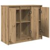 vidaXL Buffet chêne artisanal 85x34x76 cm bois d'ingénierie
