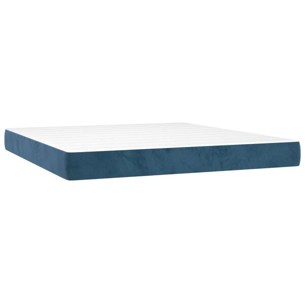 vidaXL Matelas de lit &agrave; ressorts ensach&eacute;s fermet&eacute; moyenne 160x210x20 cm velours
