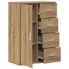 vidaXL Buffet Ch&ecirc;ne artisanal 60 x 31 x 84 cm Bois d'ing&eacute;nierie