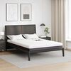 vidaXL Matelas Blanc et Gris 140 x 190 cm Tissu jacquard