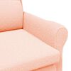 vidaXL fauteuil Rose 76 x 94 x 102 cm Tissu Sharpa