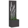 vidaXL &Eacute;cran de confidentialit&eacute; de jardin Fretwork Noir 50 x 140 cm