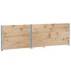 vidaXL Colliers de palette 3 pcs 120x80 cm bois de pin solide