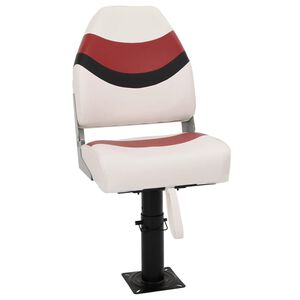 vidaXL Ensemble de si&egrave;ges de bateau pliables lot de 2 dossier haut