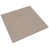 vidaXL Receveur de douche SMC Marron 90x80 cm