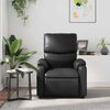 vidaXL Fauteuil de massage inclinable Noir Similicuir