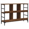 vidaXL Buffet ch&ecirc;ne marron 102x32x73,5 cm bois d'ing&eacute;nierie