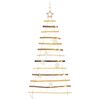 vidaXL Sapin de No&euml;l Naturel 120 cm Bois de fr&ecirc;ne massif