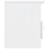 vidaXL Meuble TV et tiroirs ALTA blanc 100x35x41 cm bois massif de pin