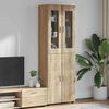 vidaXL Haut Armoire avec &eacute;tag&egrave;re FLORIN Ch&ecirc;ne Sonoma 60 x 35 x 182 cm