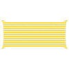 vidaXL Voile d'ombre Jaune et blanc 4,5 x 2 m 100 % polyester Oxford