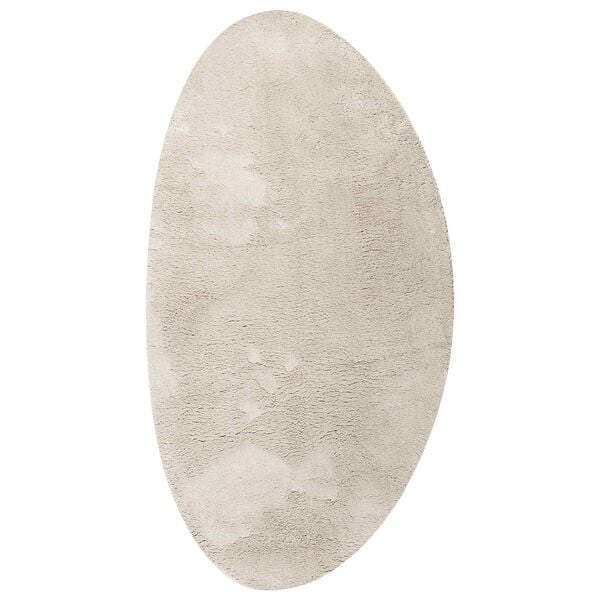 vidaXL Tapis de surface HUARTE Beige 80 x 150 cm Polyester