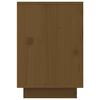 vidaXL Tables de chevet 2pcs Marron miel 50x34x50cm Bois de pin massif