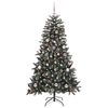 vidaXL Sapin de No&euml;l artificiel Vert 150 cm PVC, plastique et acier