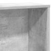 vidaXL Biblioth&egrave;que gris b&eacute;ton 60x24x120 cm bois d'ing&eacute;nierie