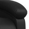 vidaXL Fauteuil de massage inclinable Noir Similicuir
