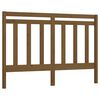 vidaXL T&ecirc;te de lit Marron miel 126x4x100 cm Bois massif de pin