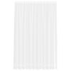 vidaXL Rideau en Dentelle Floral Blanc 260 x 300 cm Polyester