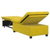 vidaXL Canap&eacute;-Lit Jaune 194 x 67 x 82 cm Velours