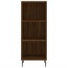 vidaXL Buffet ch&ecirc;ne marron 34,5x32,5x90 cm bois d'ing&eacute;nierie