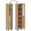 vidaXL Haut Armoire Ch&ecirc;ne artisanal 34,5 x 34 x 180 cm