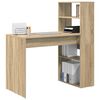 vidaXL Bureau Ch&ecirc;ne Sonoma 113 x 54 x 120 cm Bois d'ing&eacute;nierie