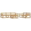 vidaXL Ensemble de canap&eacute;s d'ext&eacute;rieur 6 pc Blanc